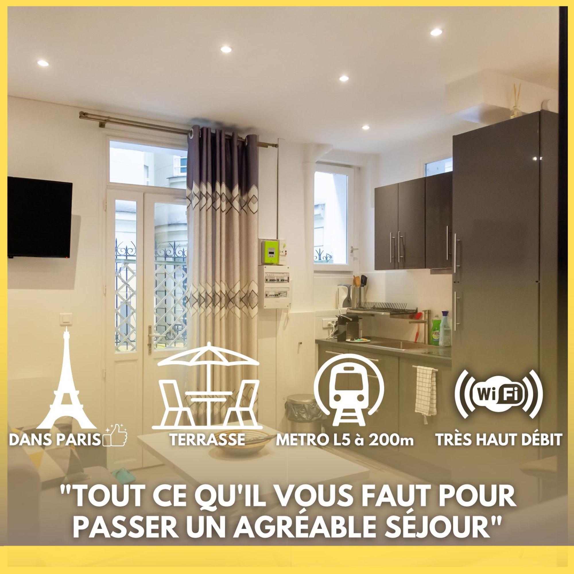 Ferienwohnung Petit Bijou Dans Le Centre De Paris Exterior foto